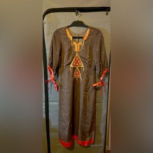 Hand stitched and Hand embroidered Indian Outfit (Shalwar Kameez)
